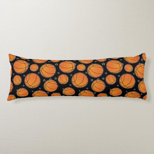 Basketball Star Patroon Lichaamskussen (Voorkant)