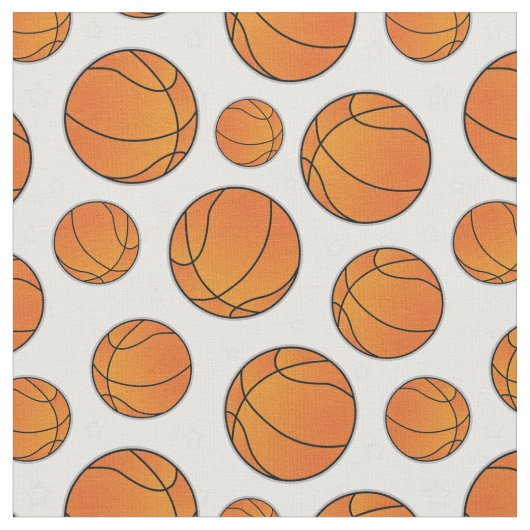 Basketball Star Patroon Stof (Close Up)