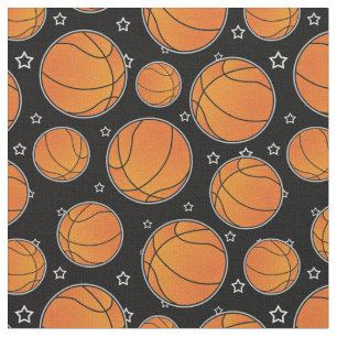 Basketball Star Patroon Stof