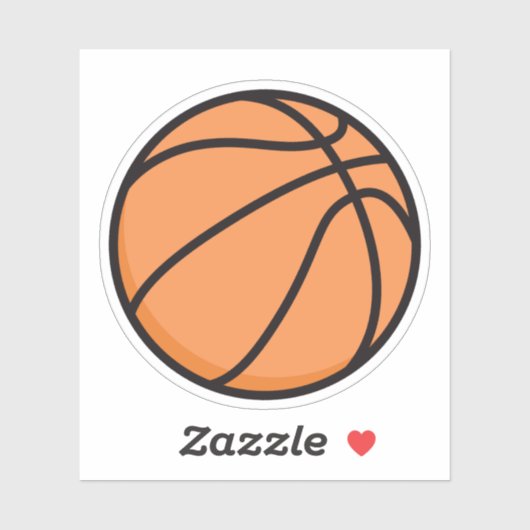 Basketball Sticker (Vel)
