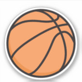 Basketball Sticker (Voorkant)