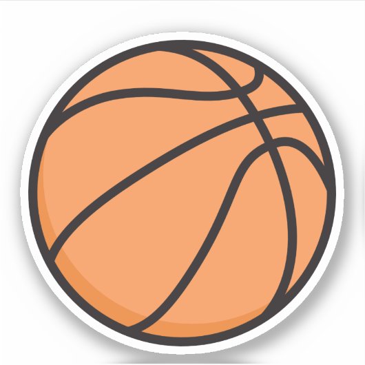 Basketball Sticker (Voorkant)