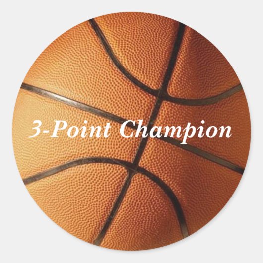Basketball Sticker (Voorkant)