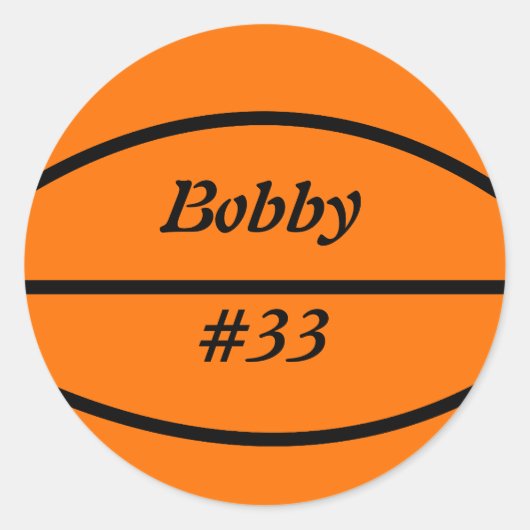 Basketball Stickers (Voorkant)
