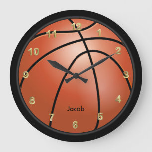Basketball-stijl Personaliseren Grote Klok