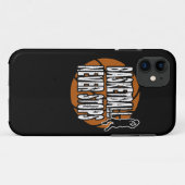 Basketball stopt nooit Case-Mate iPhone case (Achterkant (horizontaal))