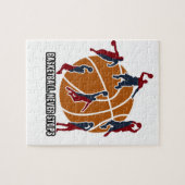 Basketball stopt nooit legpuzzel (Horizontaal)