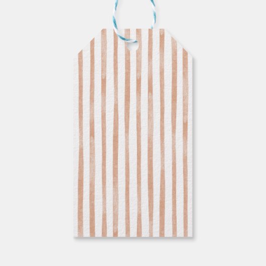 Basketball Stripes Valentine Tag Cadeaulabel (Achterkant)