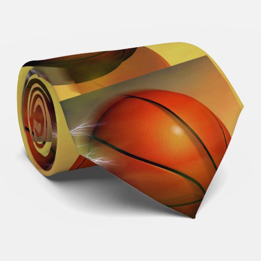 Basketball Stropdas (Opgerold)