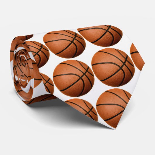 Basketball Stropdas (Opgerold)