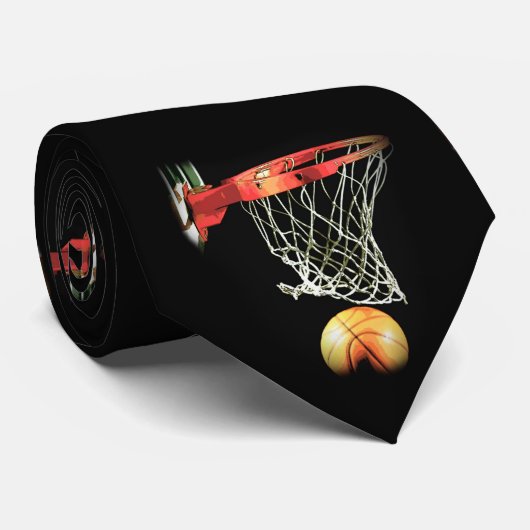 Basketball Stropdas (Opgerold)