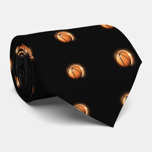 Basketball Stropdas (Opgerold)