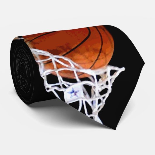 Basketball Stropdas (Opgerold)