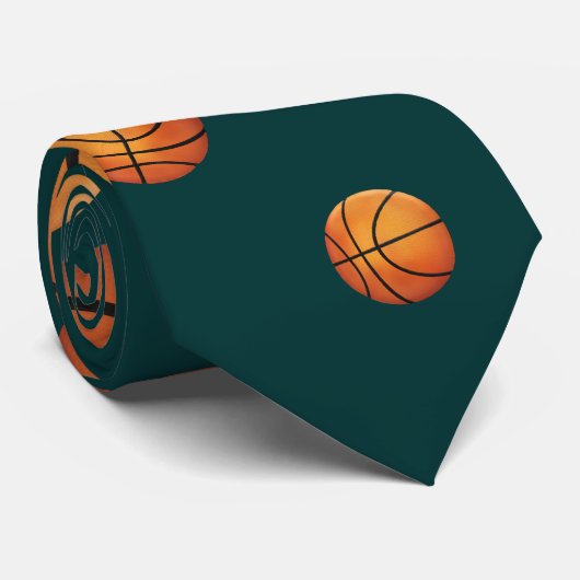 Basketball Stropdas (Opgerold)