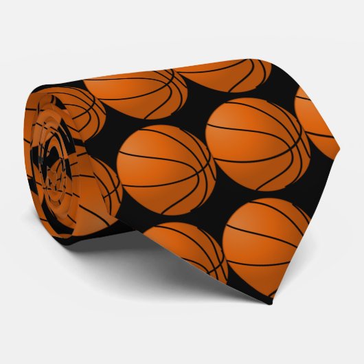 Basketball Stropdas (Opgerold)