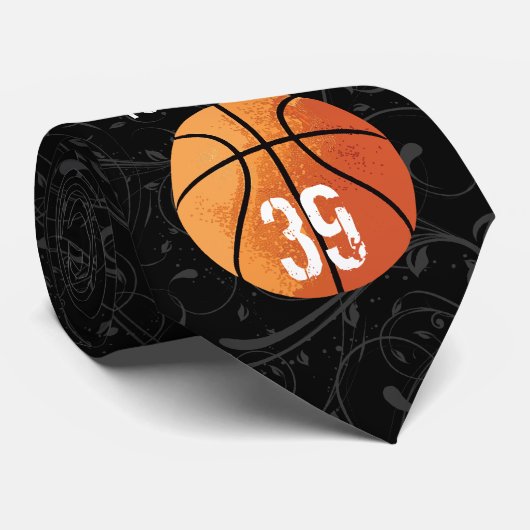 Basketball () stropdas (Opgerold)