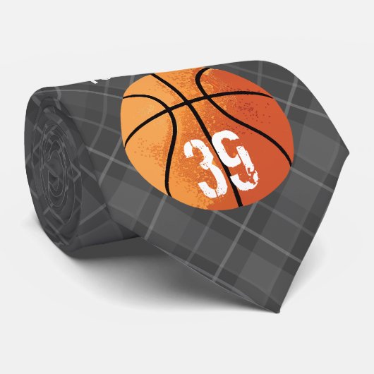Basketball () stropdas (Opgerold)
