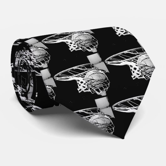 Basketball Stropdas (Opgerold)