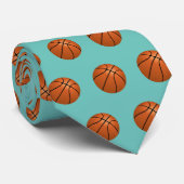Basketball Stropdas - Casual sport Necktie (Opgerold)