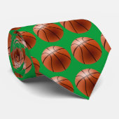 Basketball-Stropdassen Stropdas (Opgerold)