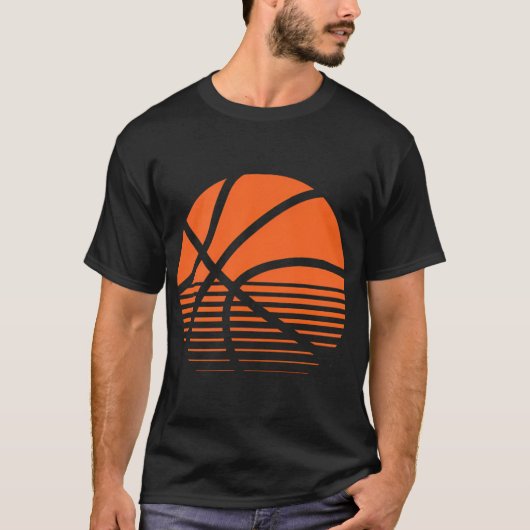 Basketball Sunset T-shirt (Voorkant)