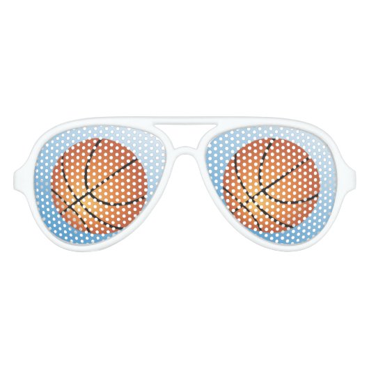 Basketball Super Budget Speciaal Aviator Zonnebril (Voorkant)