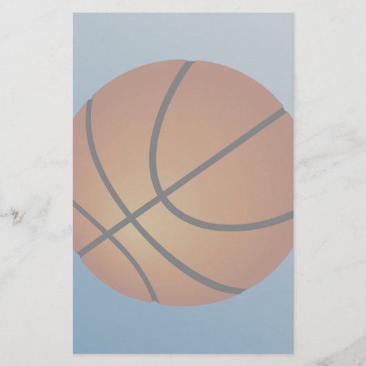 Basketball Super Budget Speciaal Briefpapier (Voorkant)