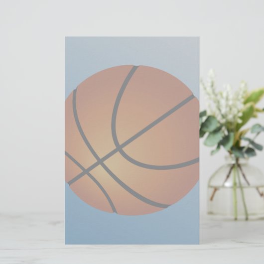 Basketball Super Budget Speciaal Briefpapier (Staand voorkant)
