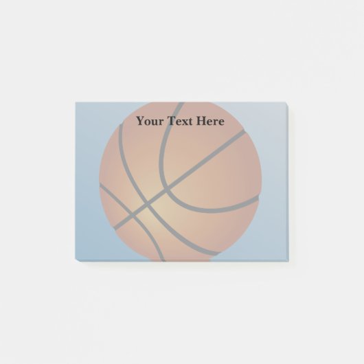 Basketball Super Budget Speciaal Fantastisch Akkoo Post-it® Notes (Voorkant)