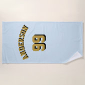 Basketball Super Budget Speciaal Strandlaken (Voorkant)