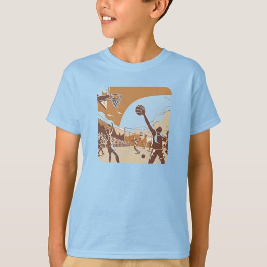 Basketball T-shirt (Voorkant)