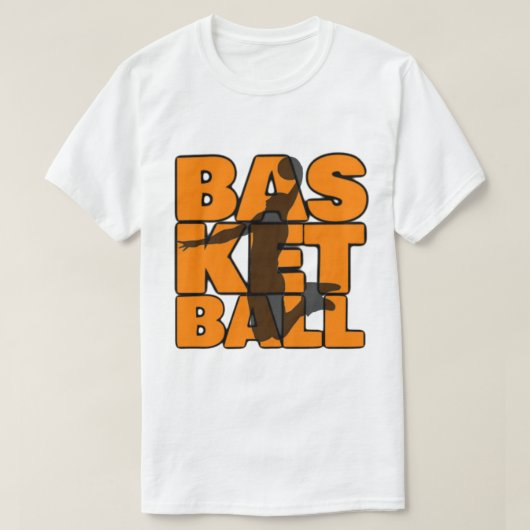 BASKETBALL T-SHIRT (Design voorkant)