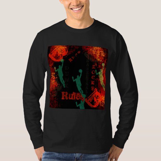 BASKETBALL T-SHIRT (Voorkant)
