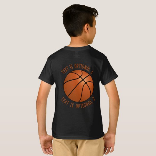 Basketball T-shirt (Achterkant volledig)