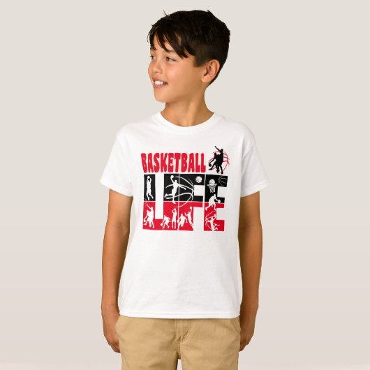 Basketball T-Shirt (Voorkant volledig)