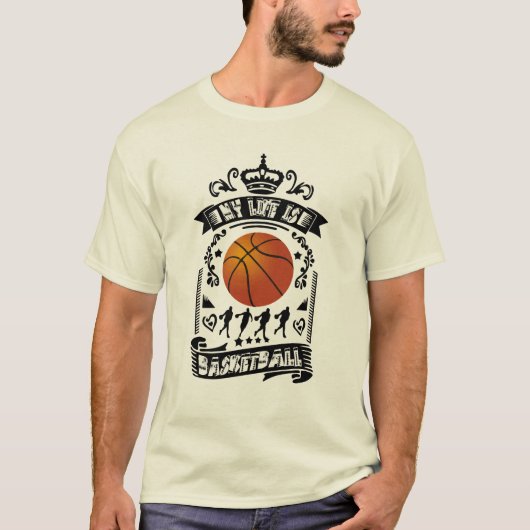 Basketball t-shirt Cool basketbal (Voorkant)