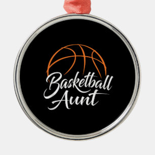 Basketball tante Basketball mama tante Gift Metalen Ornament