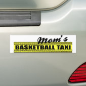 Basketball Taxi Bumpersticker van mama (Op auto)