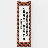 Basketball Team Banner 3 Lijnen van de Tekst van d (Verticaal)