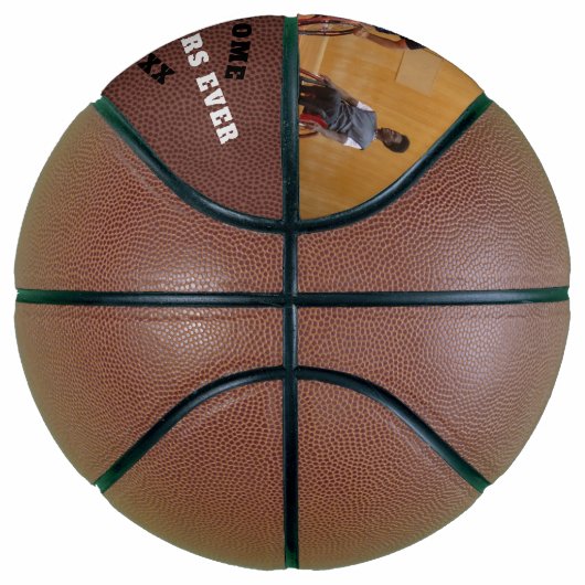 Basketball Team Foto Aangepaste tekst aangepast Basketbal (Rechts)