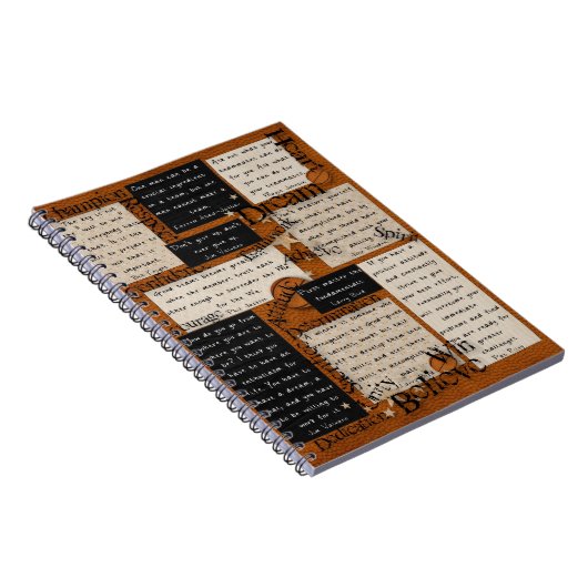 Basketball Team Inspiration Notebook Notitieboek (Rechterzijde)