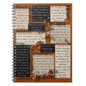 Basketball Team Inspiration Notebook Notitieboek (Voorkant)