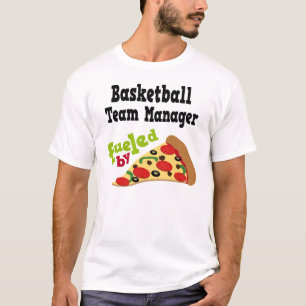 Basketball Team Manager (Funny) Pizza T Shirt