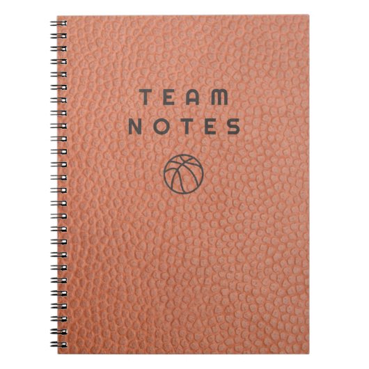 Basketball Team Notes Notitieboek (Voorkant)
