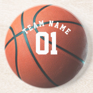 BASKETBALL Team PERSONALIZED Name Onderzetter
