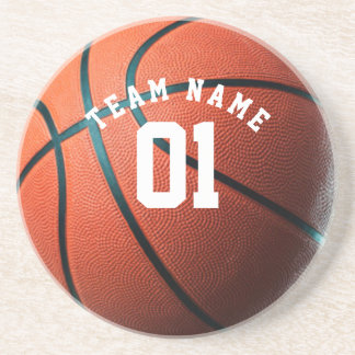BASKETBALL Team PERSONALIZED Name Onderzetter