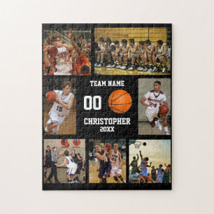 Basketball Team Photo Collage Legpuzzel