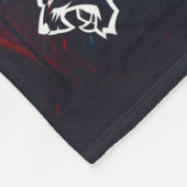 Basketball Team Senior Night Custom Photo Fire Fleece Deken (Hoek)