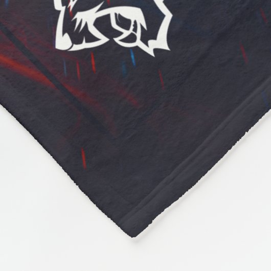 Basketball Team Senior Night Custom Photo Fire Fleece Deken (Hoek)