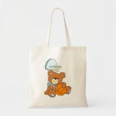 Basketball Teddy Bear Tote Bag (Voorkant)